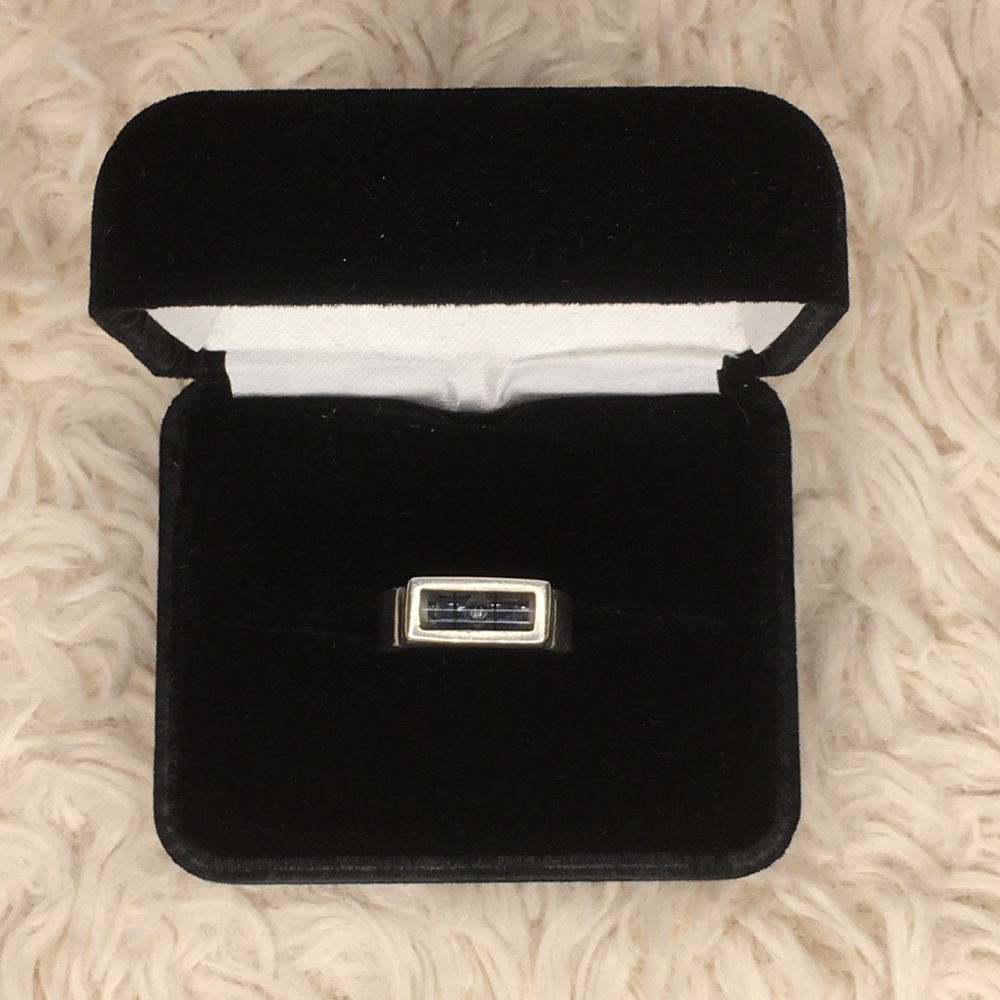 Sterling Silver Level Ring